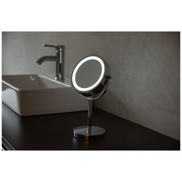 Lusterko kosmetyczne Sourcing MAKE-UP MIRROR DAISY M. CHROME