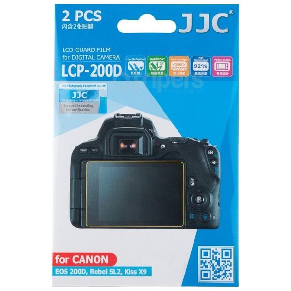 JJC JJC LCP-200D Κάλυμμα LCD, πολυανθρακικό 13355822 6950291561596