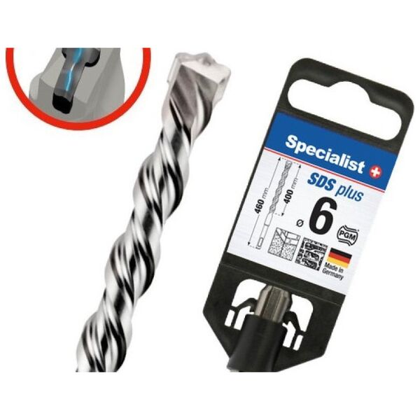 Specialist+ τρυπάνι Graztas "Specialist+" SDS+ 6x400/460 mm 10406051 4773005770648