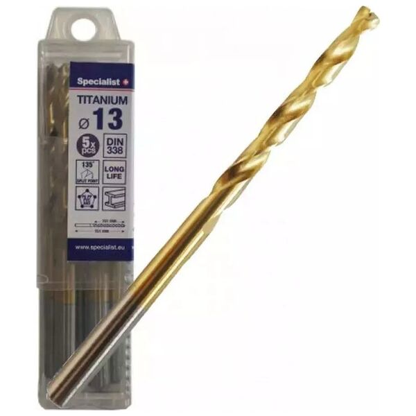 Specialist+ Specialist+ Titan met drill. γρ. 13mm 5vnt 10406159 4779039134340