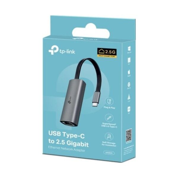 Karta sieciowa TP-LINK UE302C USB Type-C to 2.5 Gigabit Ethernet Network Adapter