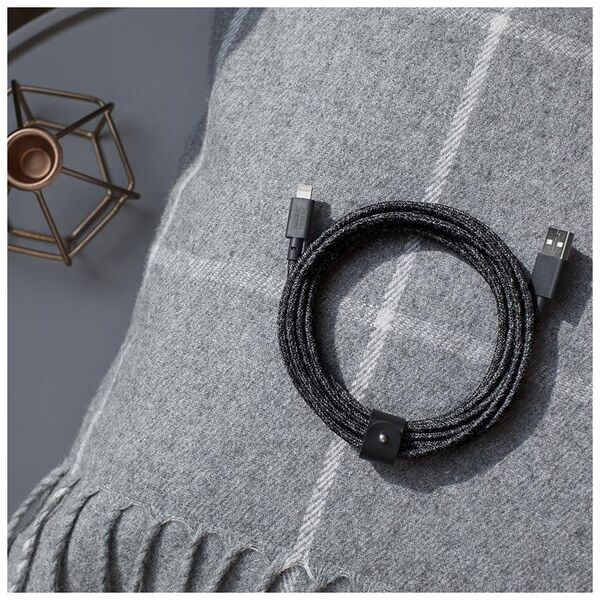 Native Union Belt Cable USB-A to Lightning 3m Black