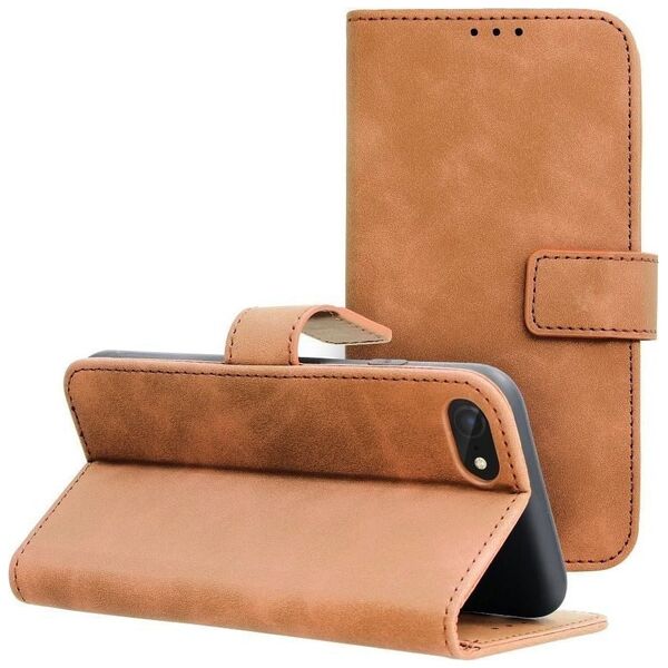ForCell Kabura Forcell TENDER Book do IPHONE 7 / 8 / SE 2020 brązowy