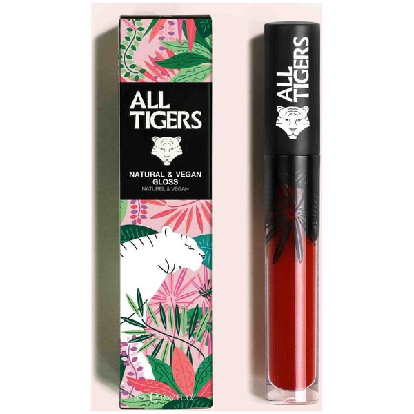 All Tigers All Tigers, Natural & Vegan, Natural, Shining, Lip Gloss, 817, Keep Your Chin Up, 8 ml για γυναίκες 13075682 3701243208174