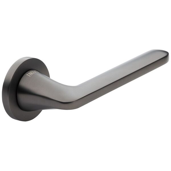 Door handle INOVO AURUS 185 SLIM, graphite color.