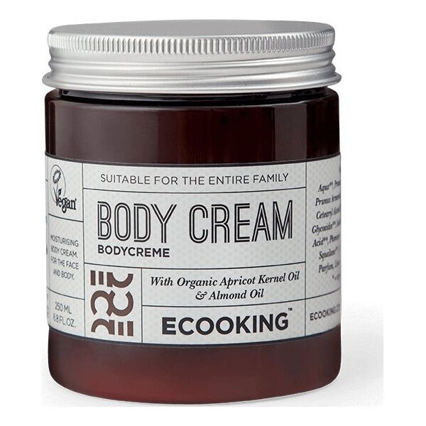 Ecooking, BodyCreme, Almond Oil, Moisturizing, Body Cream, 250 ml For Women