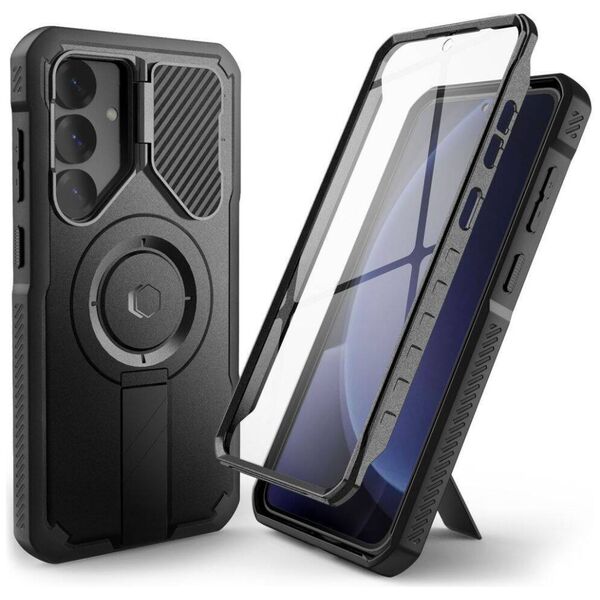 Case SAMSUNG GALAXY S25 Tech-Protect Kevlar MagSafe+ black 5906302322107
