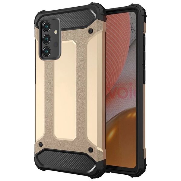 Pancerne hybrydowe etui Hybrid Armor pokrowiec na Samsung Galaxy A56 - złote