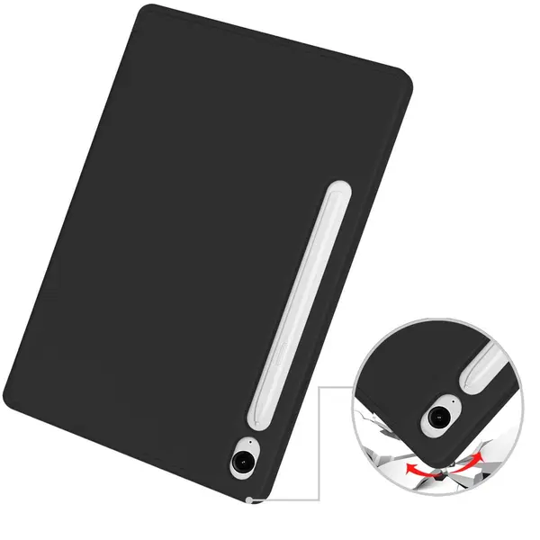 Bizon Case Tab Lizard Samsung Galaxy Tab S9 / S9 FE black