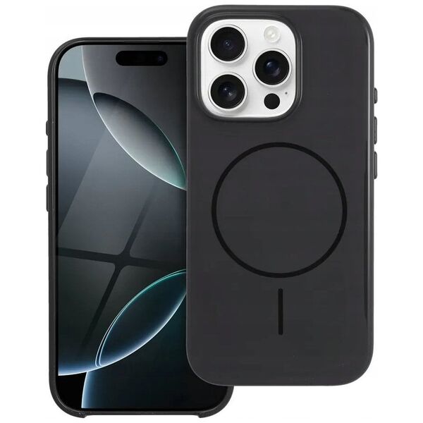 Premium Glossy Mag Cover kompatybilny z MagSafe i Camera Control button pasuje do IPHONE 16 PRO czarny