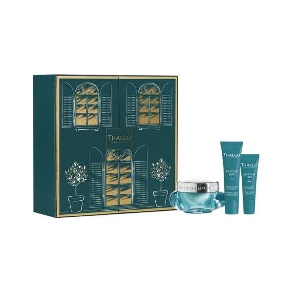 Thalgo Set Thalgo: Silicium Marine, Anti-Wrinkle, Day, Cream, For Face, 50 ml + Silicium Marine, Firming, Night, Serum, For Face, 30 ml + Silicium Marine, Day, Eye Cream, 10 ml For Women