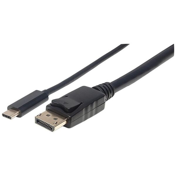 Kabel USB Manhattan USB-C - DisplayPort 1 m Czarny (152471)