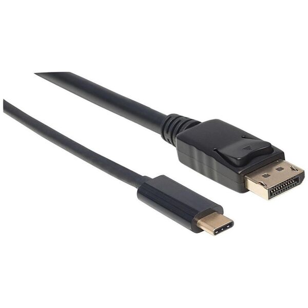 Kabel USB Manhattan USB-C - DisplayPort 1 m Czarny (152471)
