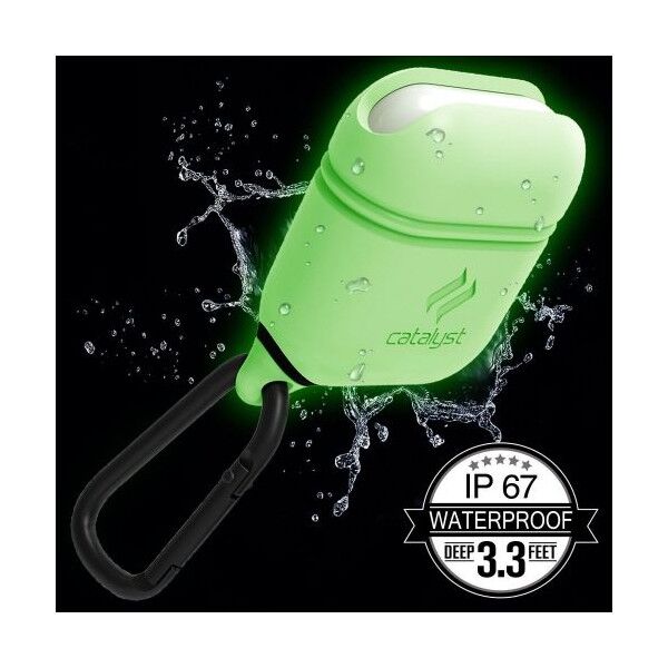 Catalyst Etui ochronne Waterproof Fluorescent do AirPods 1/2 zielone