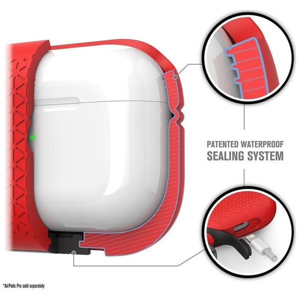 Catalyst Etui ochronne Premium Edition do AirPods Pro czerwone