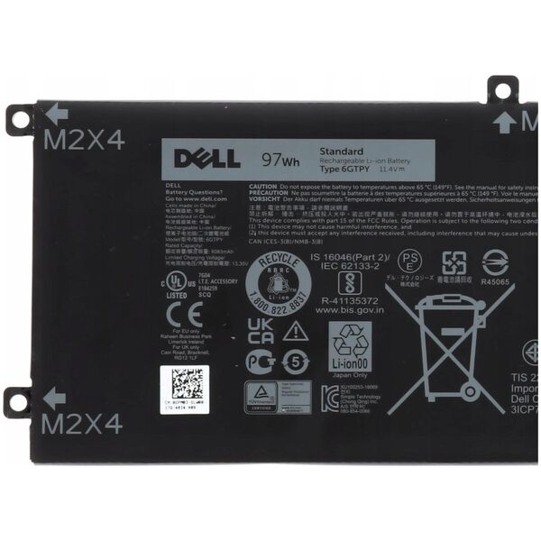 Bateria Dell Dell 6-cell 97 Wh