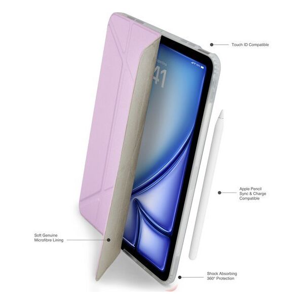 Etui na tablet Pipetto Pipetto Origami No1 Original Case, metallic purple - iPad Air 11 (2024) / iPad Air 10.9 (2022/2020)
