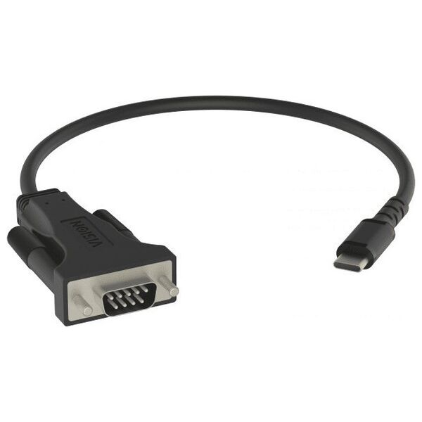 Προσαρμογέας USB Vision VISION Επαγγελματική εγκατάσταση Προσαρμογέας USB-C με σειριακό RS-232 - 30 JAHRE GARANTIE - λειτουργικότητα με Mac και υπολογιστή - im Standard-COM-Port εγκατάσταση - 480 Mbit/s - Έκταση έως 5 V - unterstutzt alle USB Datensign -