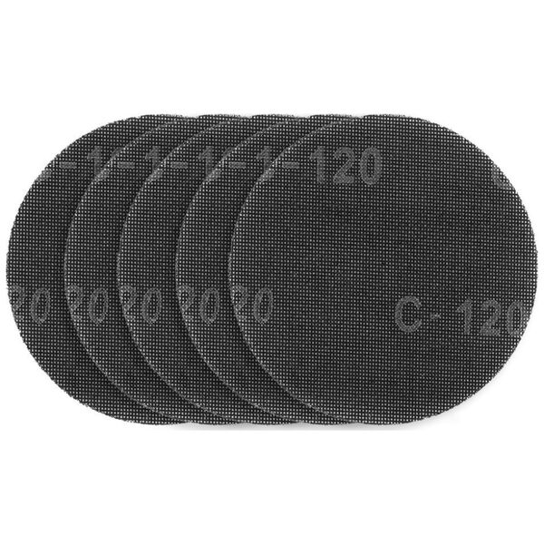 Graphite Siatka ścierna do gipsu na rzep 180 mm, K120, 5szt do szlifierki 59G263