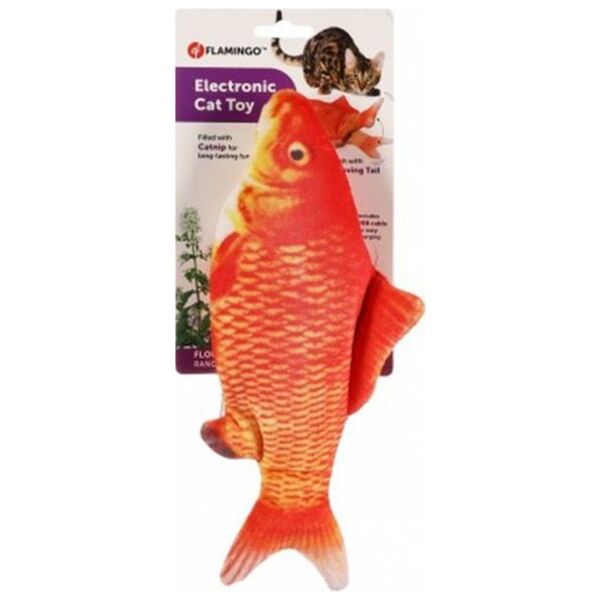 Sourcing FLOUNDER MOVING FISH CAT ORANGE 30CM