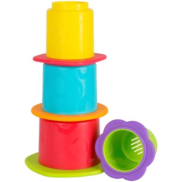 Playgro PLAYGRO bath toy Chewy Stack and Nest Cups, 187253