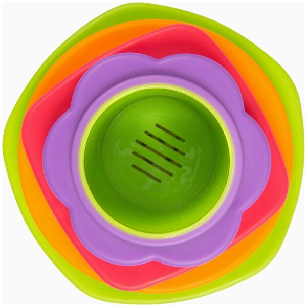 Playgro PLAYGRO bath toy Chewy Stack and Nest Cups, 187253