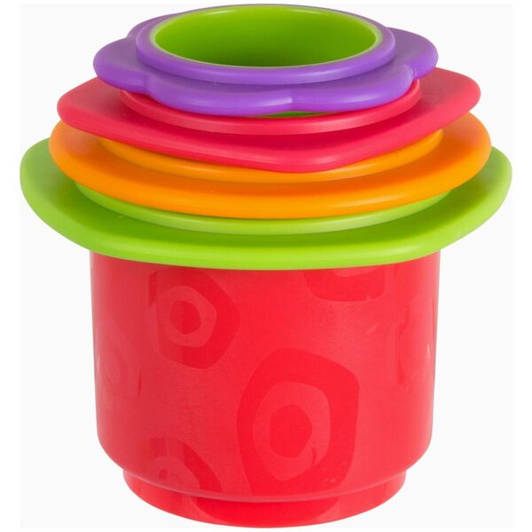 Playgro PLAYGRO bath toy Chewy Stack and Nest Cups, 187253