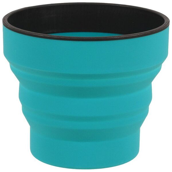 Lifeventure Suspaudžiamas puodelis Lifeventure Silicone Ellipse FlexiMug - Elektrinė