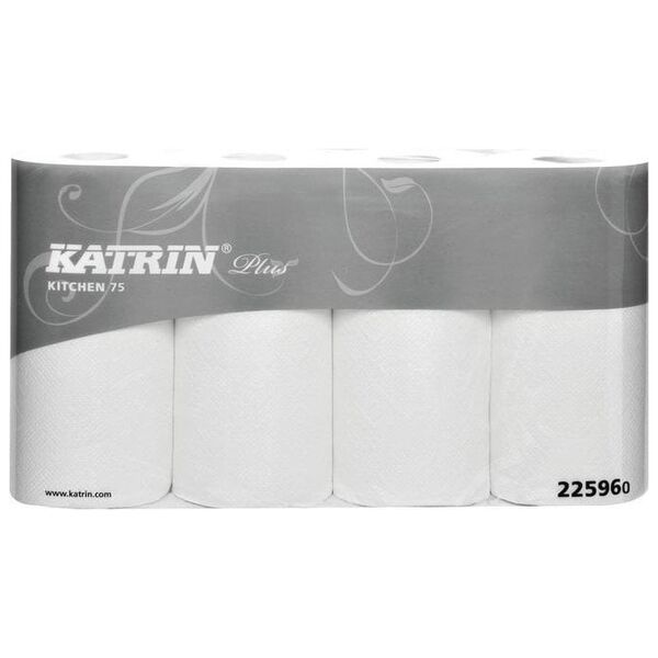 Katrin Køkkenrulle Katrin Plus 75 2-lags 21m 32rul/pak 225960 - (32 ruller pr. pakke)