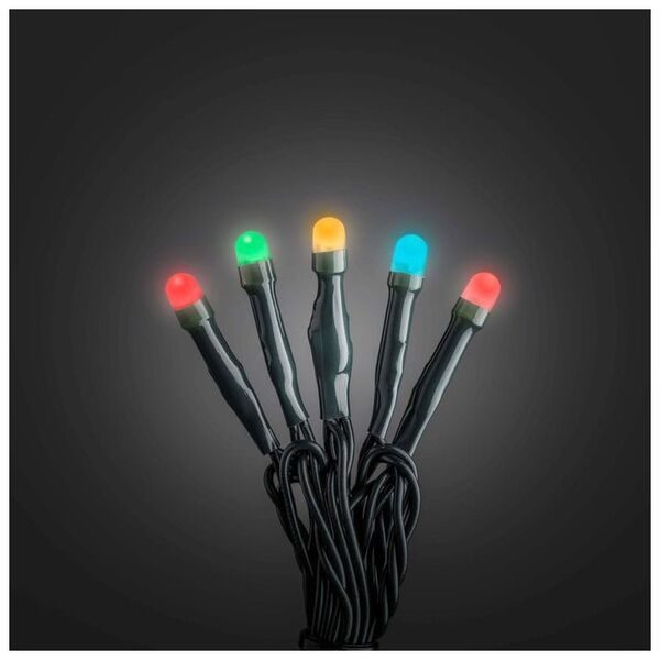 Lampki choinkowe Konstsmide Konstsmide Light Set Frosted Top 50 LED, Light decoration chain, Green, Plastic, Ambience, Universal, IP20