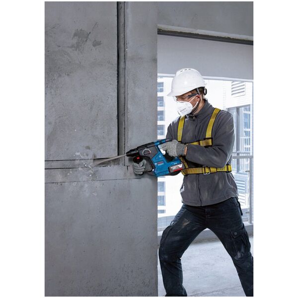 Młotowiertarka Bosch Bosch Cordless Hammer Drill GBH 18V-24 C Professional solo, 18V (blue/black, without battery and charger, with Bluetooth, in L-BOXX)