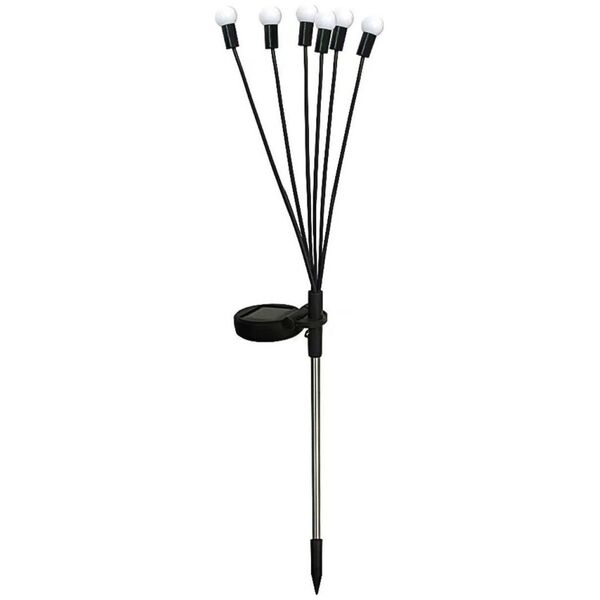 Saska Garden LAMPA SOLARNA TAŃCZĄCE NA WIETRZE KULECZKI BIAŁE 6 LED 72CM