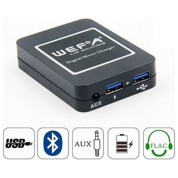 Radio samochodowe LogiLink WEFA, 11BT, USB/BT adapteris Nissan