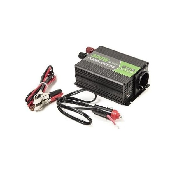 Zasilacz do laptopa Extra Digital Įtampos keitiklis 24V-220V, 300W
