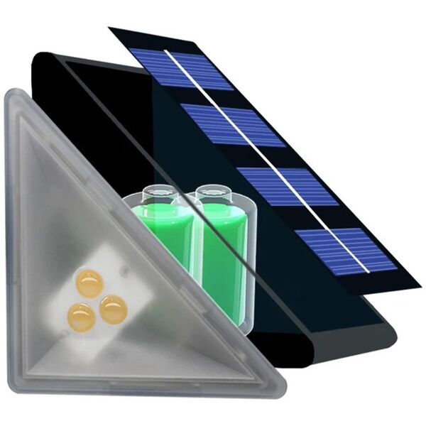 ZD148A Solarna lampka led na schody 2szt