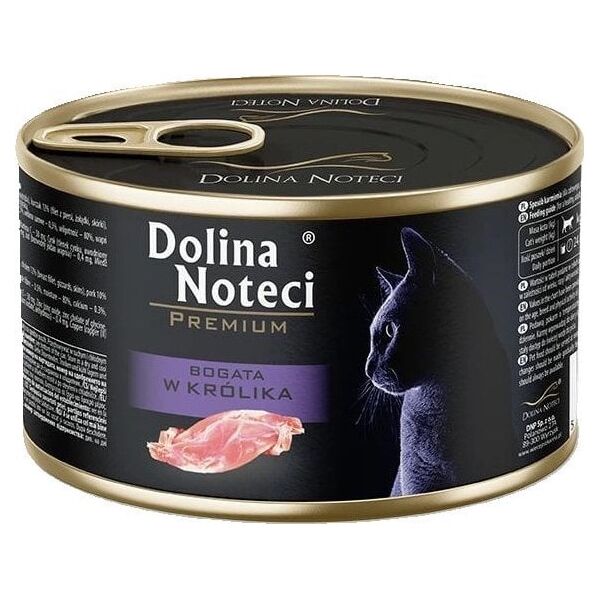 Dolina Noteci Premium Mokra Karma Dla Kota Królik 185g