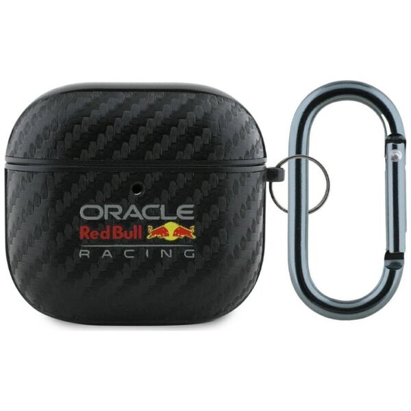 Red Bull PU Carbon Logo Case for AirPods 4 Black