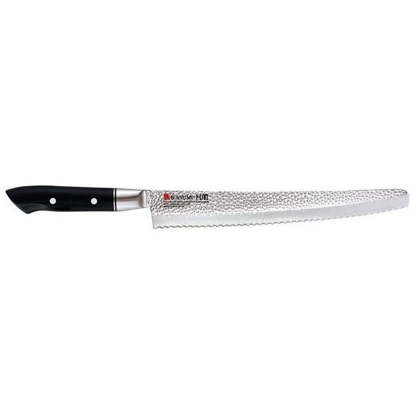 Kasumi Nóż do chleba kuty VG10 HM dł. 25 cm młotkowany