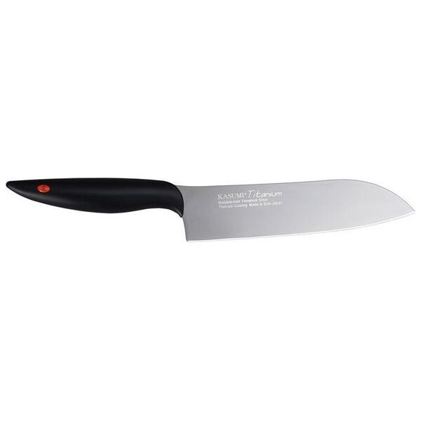 Kasumi Nóż Santoku kuty Titanium dł. 18 cm