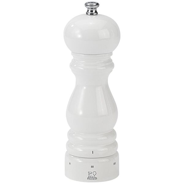 Młynek do przypraw Peugeot Młynek do pieprzu 18 cm Peugeot Paris biały
