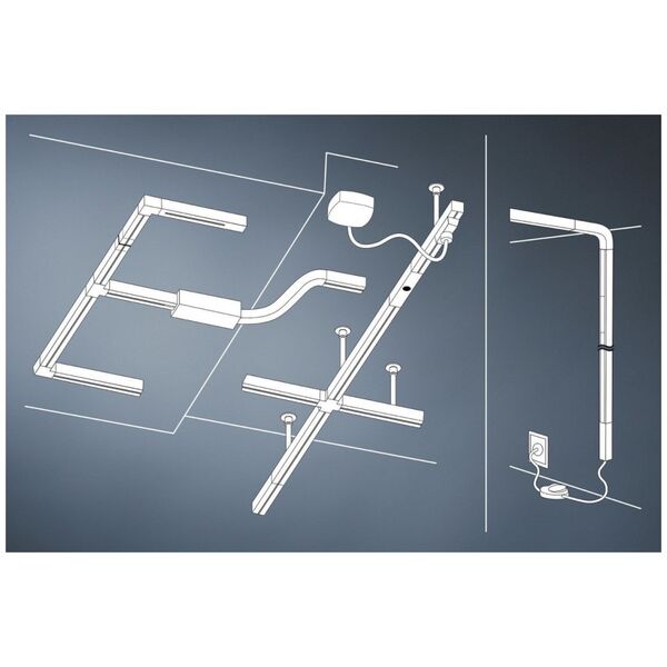 Paulmann URail Socket max. 20W E27 230V Chrom