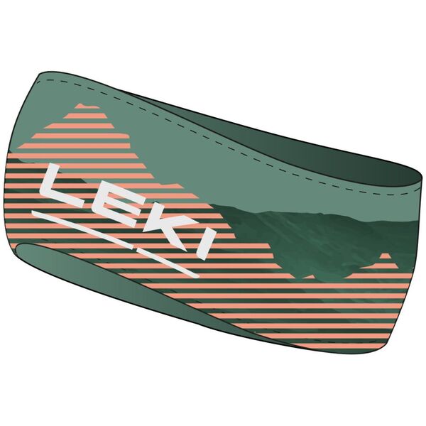 Leki LE Opaska 4 Season Headband green-coral
