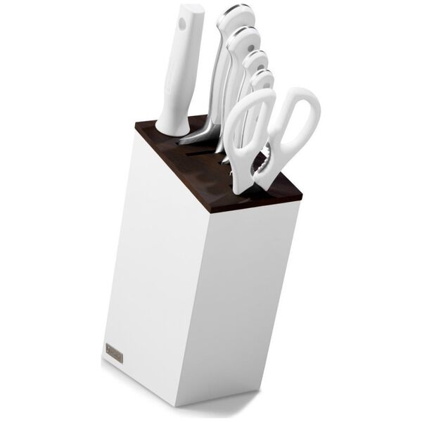 Wusthof CLASSIC WHITE Blok z 6-oma nozami WSTHOF