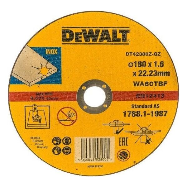 Dewalt DEWALT TARCZA METAL 180x1,6mm INOX