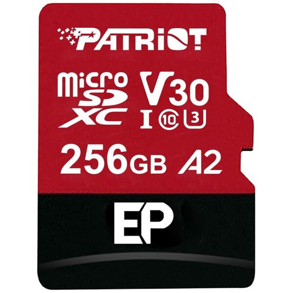 Patriot EP Pro A2 Micro SDXC 256GB 90/80 MB/s V30 U3 Class10