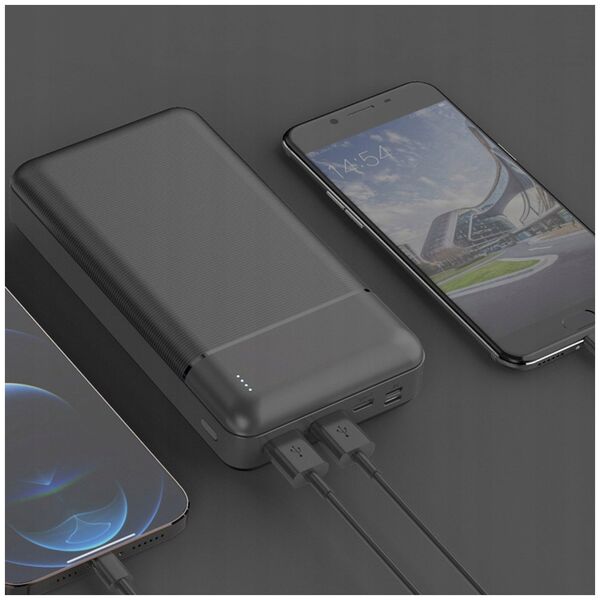 Platinet power bank 30000mAh PMPB30W707, black