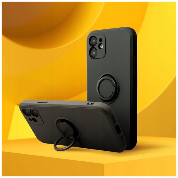 Futerał SILICONE RING do XIAOMI Redmi Note 14 5G czarny