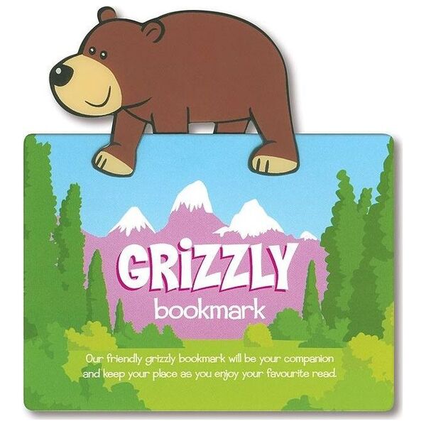 IF Zwierzęca zakładka do książki - Grizzly Niedźwiedź
