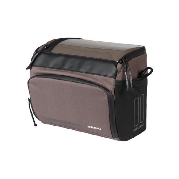 Torba na kierownicę BASIL MOVE HANDLEBAR BAG, KF z adapterem do mocowania, 7-8L, wodoodporna, Brown (NEW 2025)