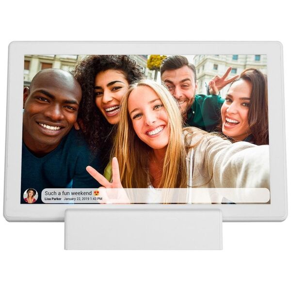 Ramka na zdjęcia Denver z FRAMEO HD 10.1 16GB biała